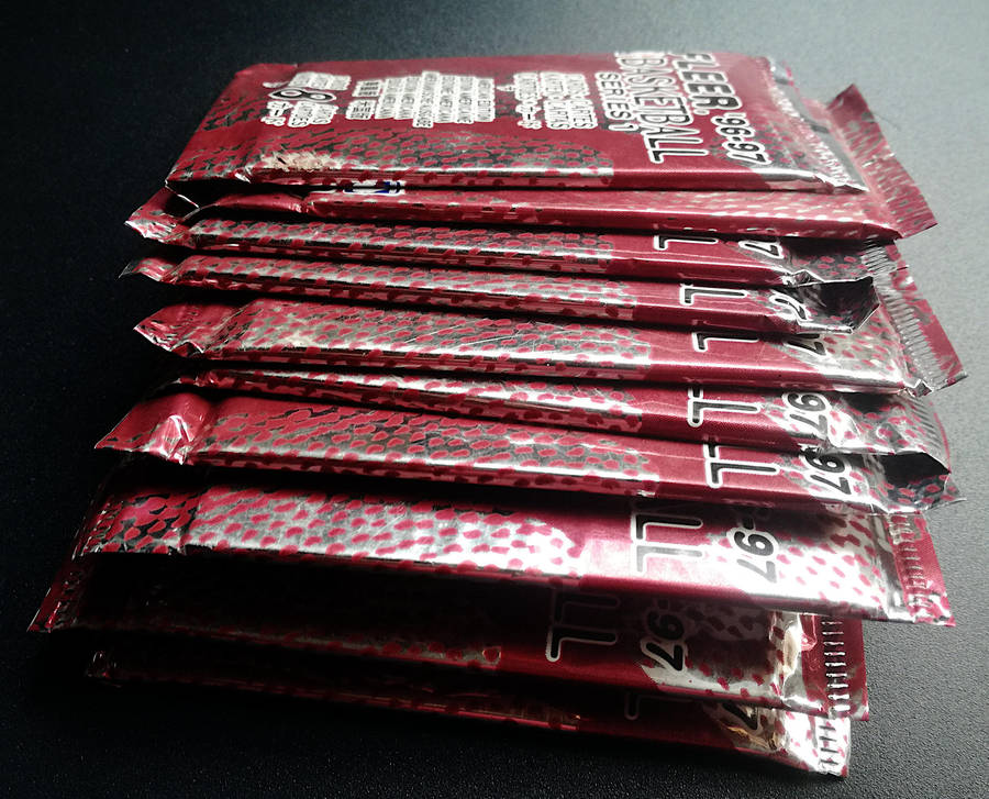 TEN Sealed Packs Fleer 1996-97 NBA Series 1 Trading Card Packs. KOBE ROOKIE YEAR