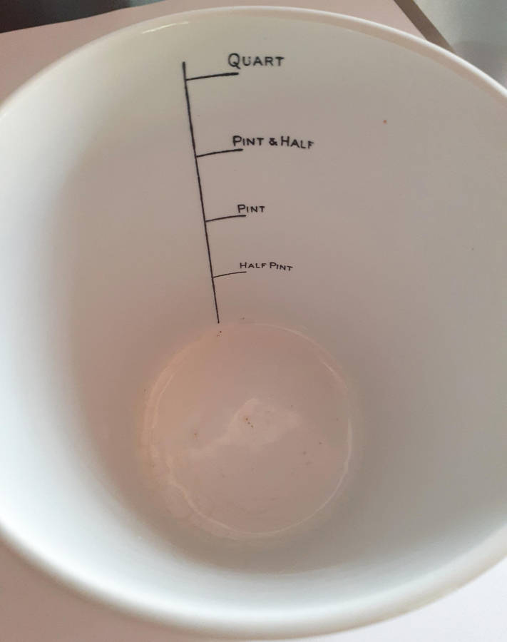 Cornish Ware - Yellow and White Milk Jug - T G Green - Green Shield Stamp