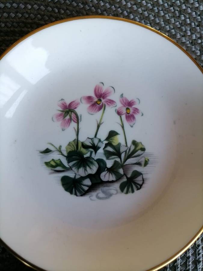 ROYAL WORCESTER FINE BONE CHINA PIN TRAYS X4 (ENGLAND)