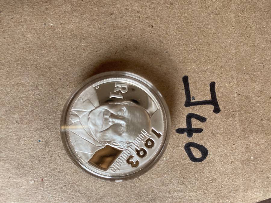 2007 South Africa Silver Proof R1 - De Klerk