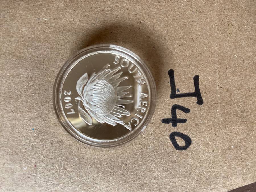 2007 South Africa Silver Proof R1 - De Klerk
