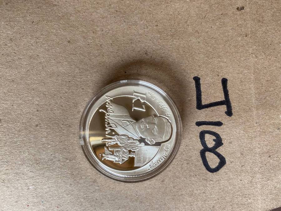 2008 South Africa Silver Proof Protea Series R1 - Ghandi