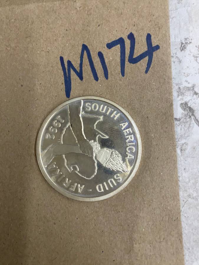 1992 South Africa Silver Proof R2 - Barcelona