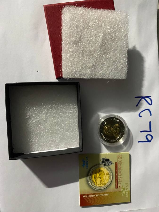 2011 Oom Paul mark  R5 - with certificates