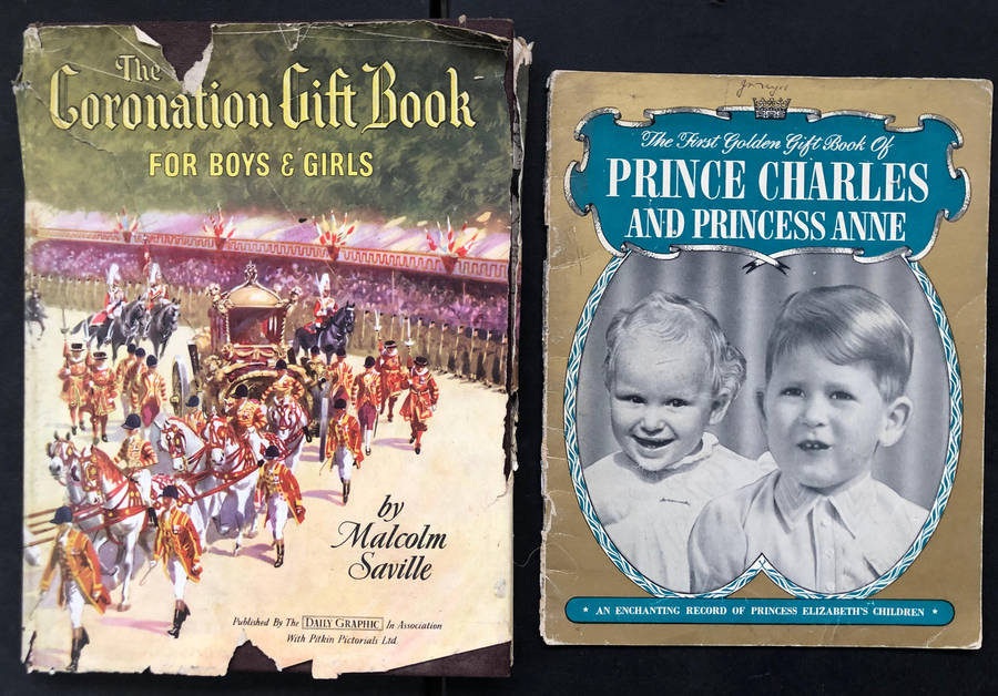 The Coronation Gift Book by Malcom Saville Prince Charles and Princess Anne by Anne Packard