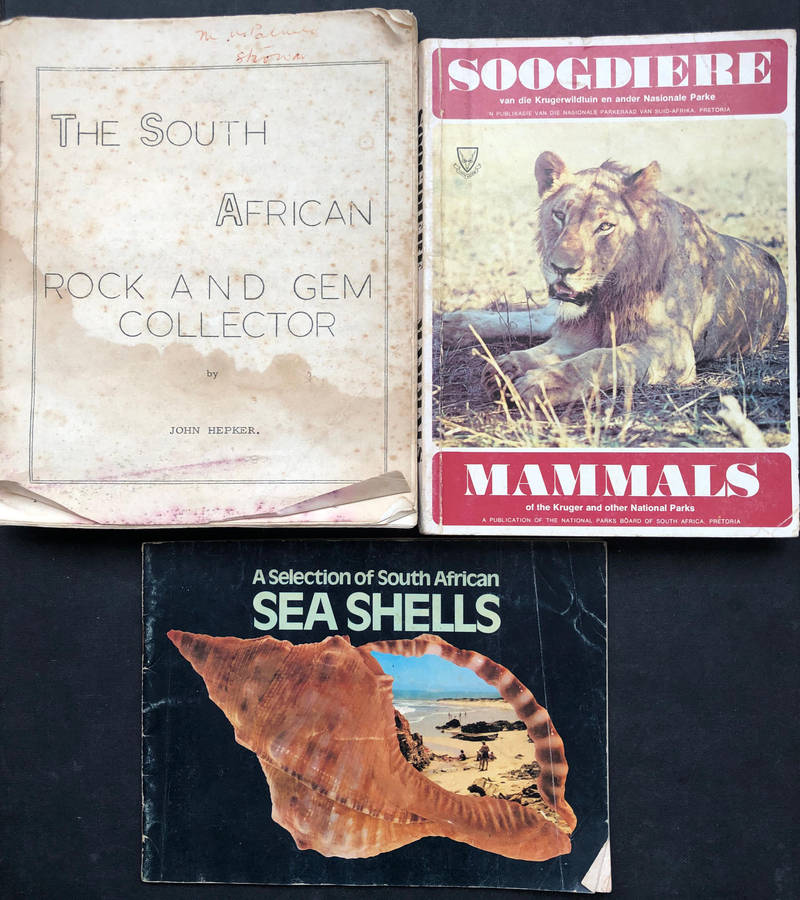The South African Rock and Gem Collector by Hepker A Selection of South African Sea Shells Mammals..