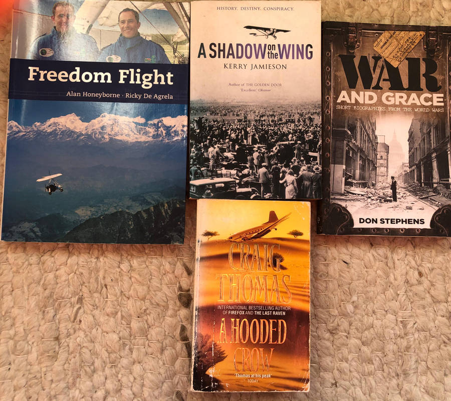 Freedom Flight by Honeyborne A Shadow on the Wing by Jamieson A Hooded Crow by Thomas War and Grace