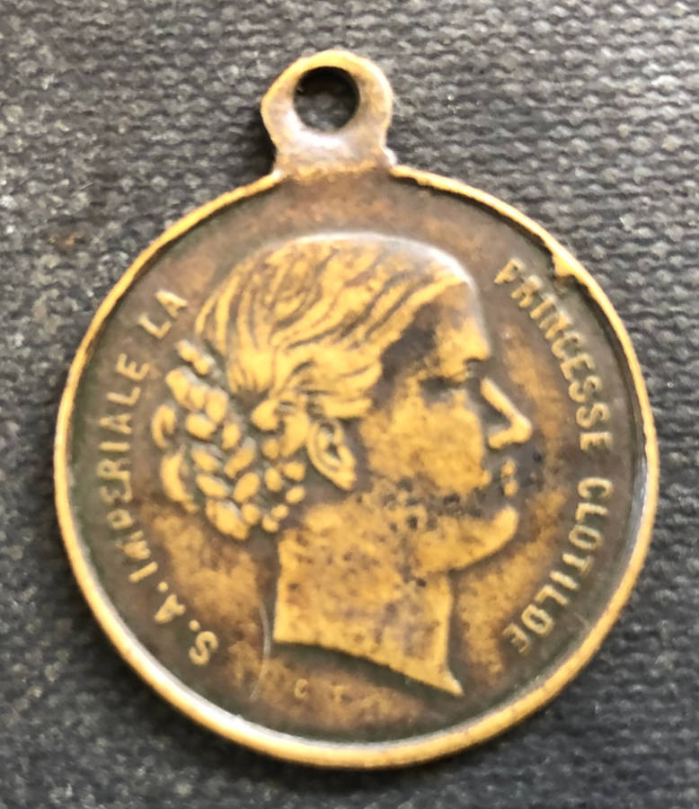 MEDAL 1859 PRINCE NAPOLEON AND PRINCESS CLOTILDE