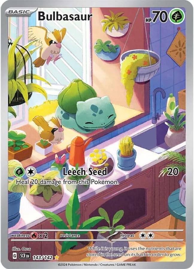Bulbasaur 143/142 Scarlet and Violet: Stellar Crown