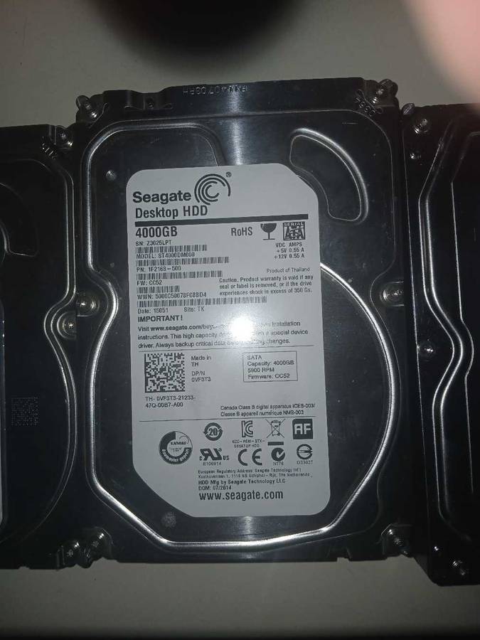 Desktop Hard Drives for sale  - Great Condition