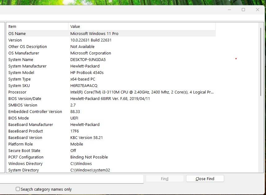 HP 4540s Laptop Excellent Condition