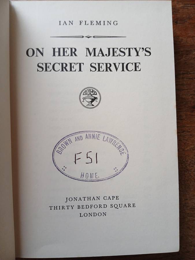 On Her Majesty's Secret Service