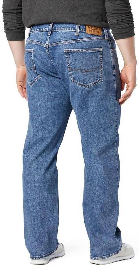 Signature by Levi Strauss & Co. Gold Label Men's Relaxed Fit Flex Jeans - 91408-0168 - W38 X L36