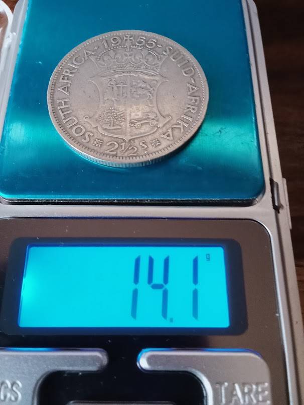 Silver Union 2 1\2 Shillings 1955