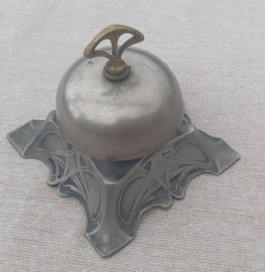 Vintage Metal Desk Service Bell