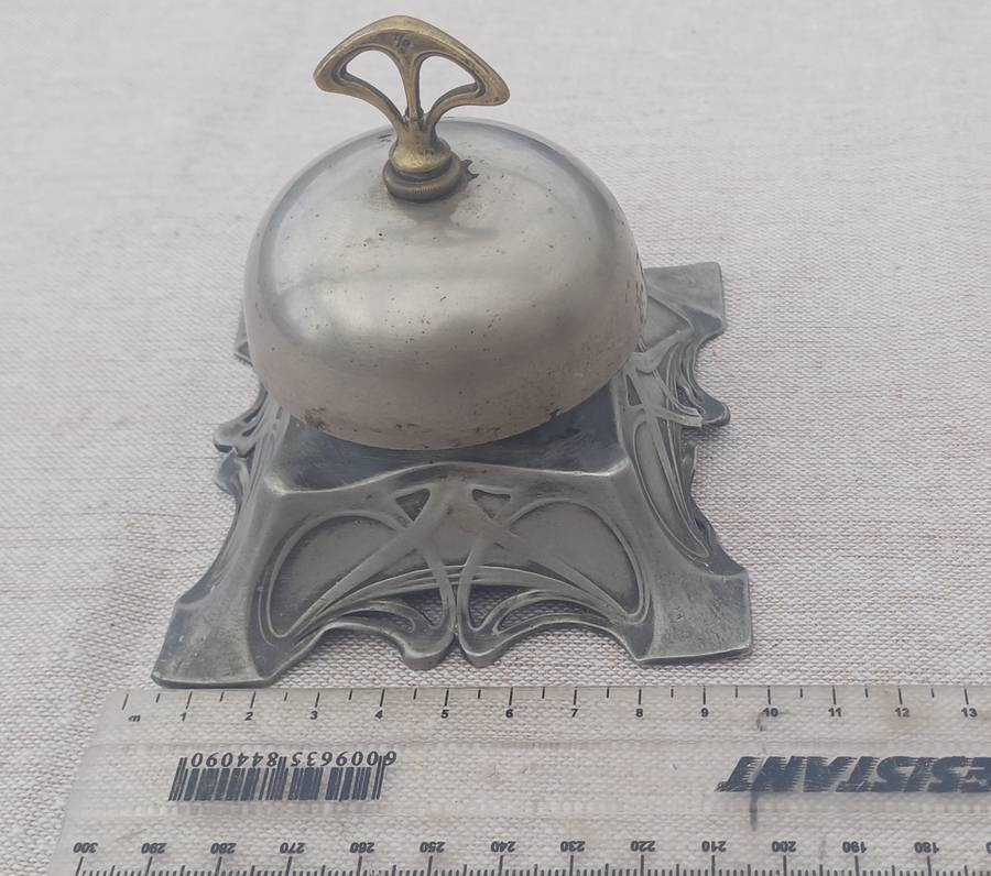 Vintage Metal Desk Service Bell