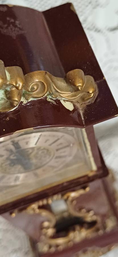 Vintage German SCHMID 8 Day Windup Grandfather Clock With Swinging Pendulum (1960's)