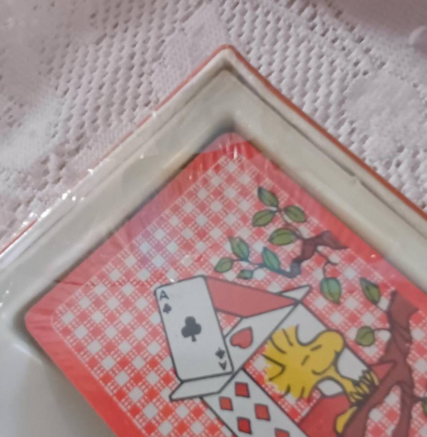 Vintage Peanuts Snoopy Sealed 2 deck card set Score Pad Hallmark