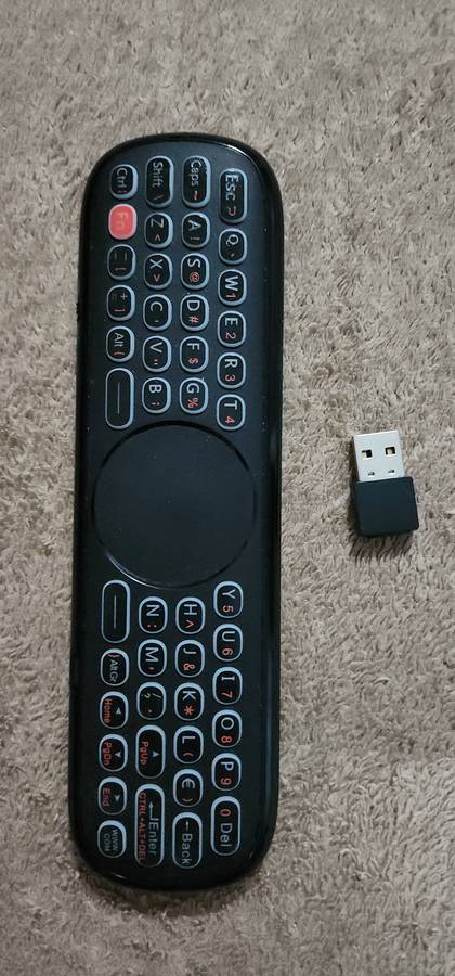 Wireless Backlit Air Mouse Double-sided Gyroscope Touch Mouse