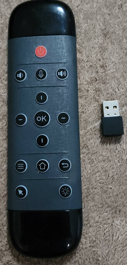 Wireless Backlit Air Mouse Double-sided Gyroscope Touch Mouse