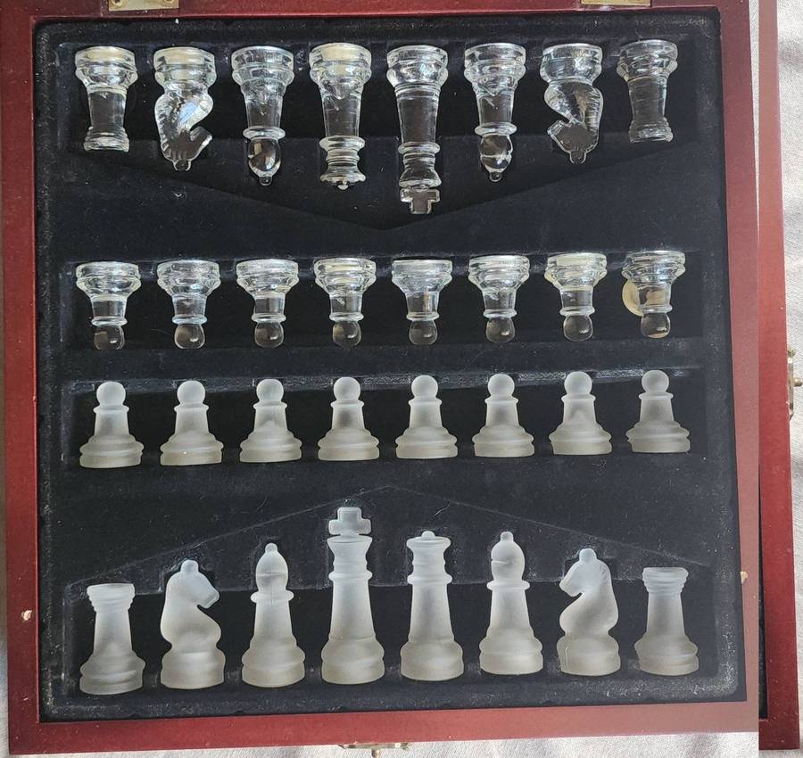 Glass Chess Set