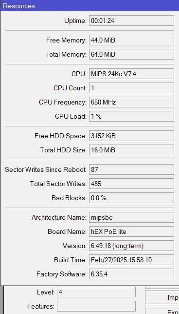 MikroTik hEX PoE Lite 5 Port Ethernet 4 PoE Router | RB750UPr2