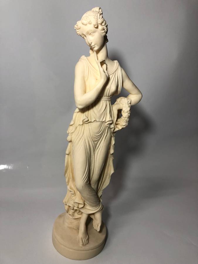 LOVELY VINTAGE RESIN STATUETTE  - 33CM- NEAR PERFECT CONDITION