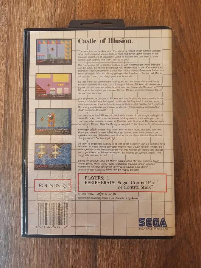 Castle of Illusion Starring Mickey Mouse (Sega Master System)