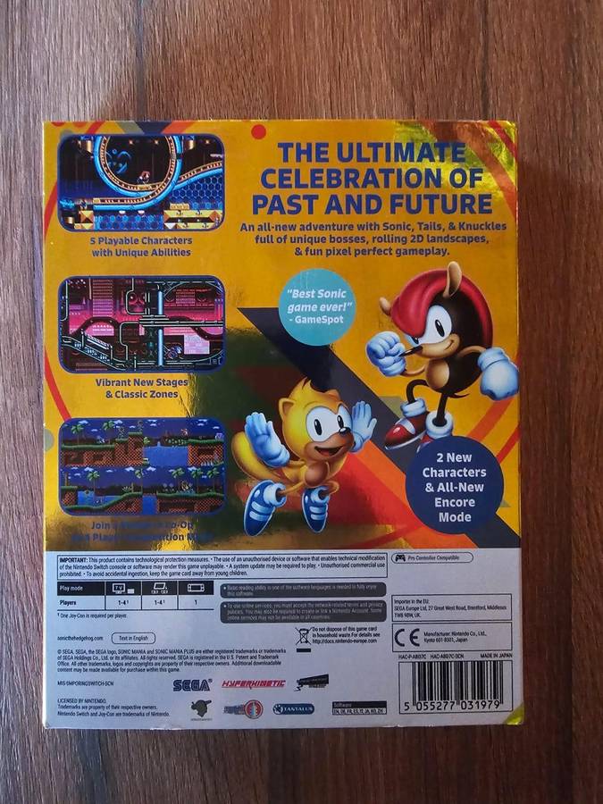 Sonic Mania Plus (Nintendo Switch)