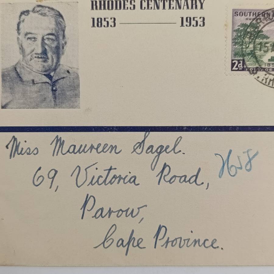 Southern Rhodesia SACC 73- 77 on Rhodes Centenary FDC