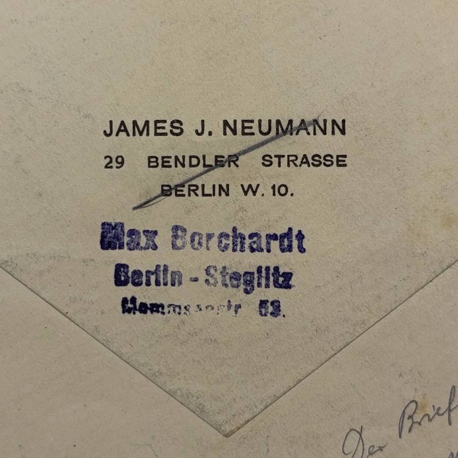 Flight Cover for the Zeppelin "Bodensee" from Berlin to Friedrichshafen on 7/11/1919