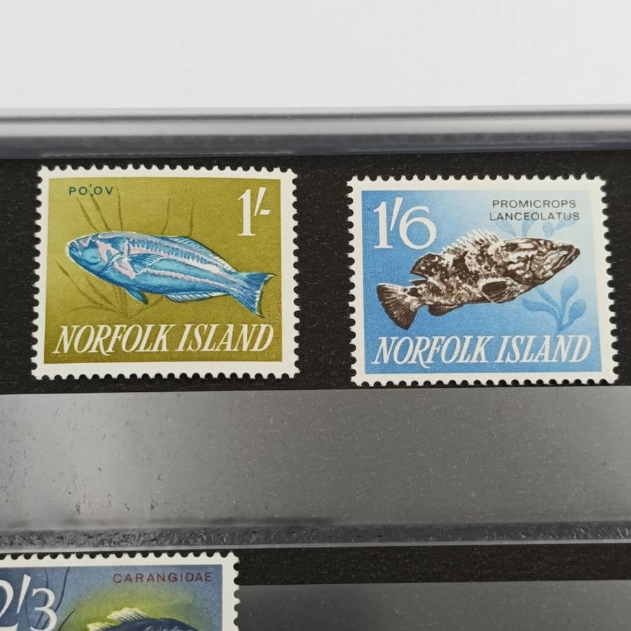 Set of 5 Norfolk Island stamps SG43 to SG48 - no SG46