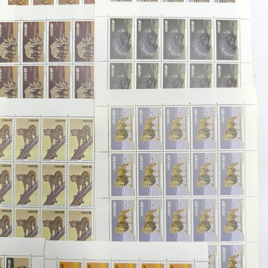 SWA SACC 358-374 Full page mint set - 3rd decimal definitive series