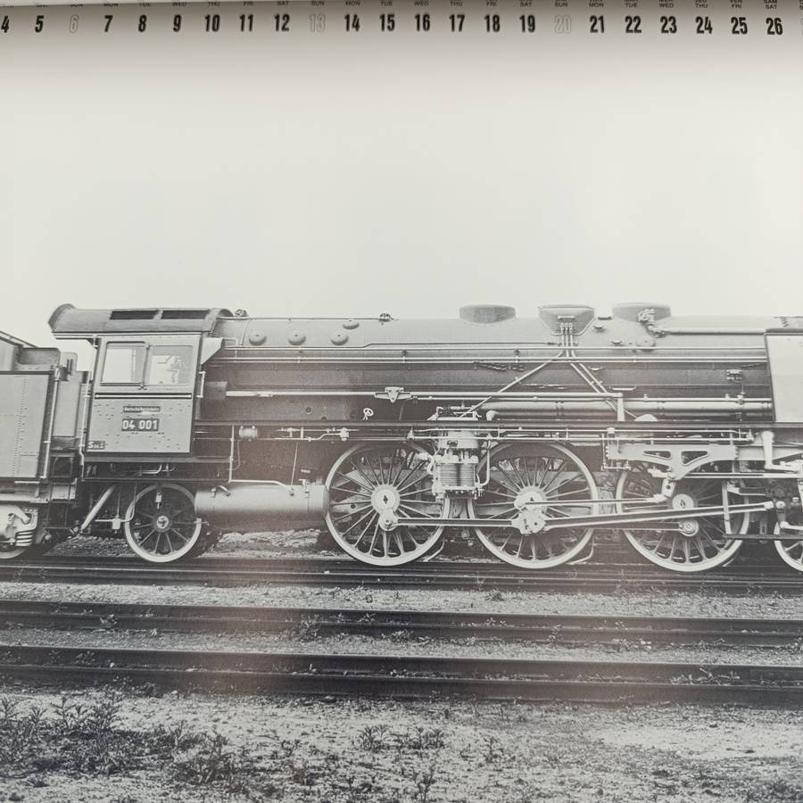 1983 German Railway themed calendar