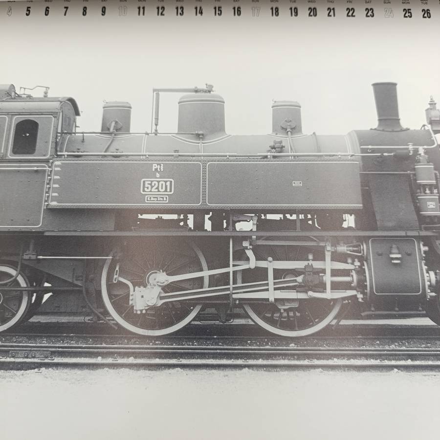 1983 German Railway themed calendar