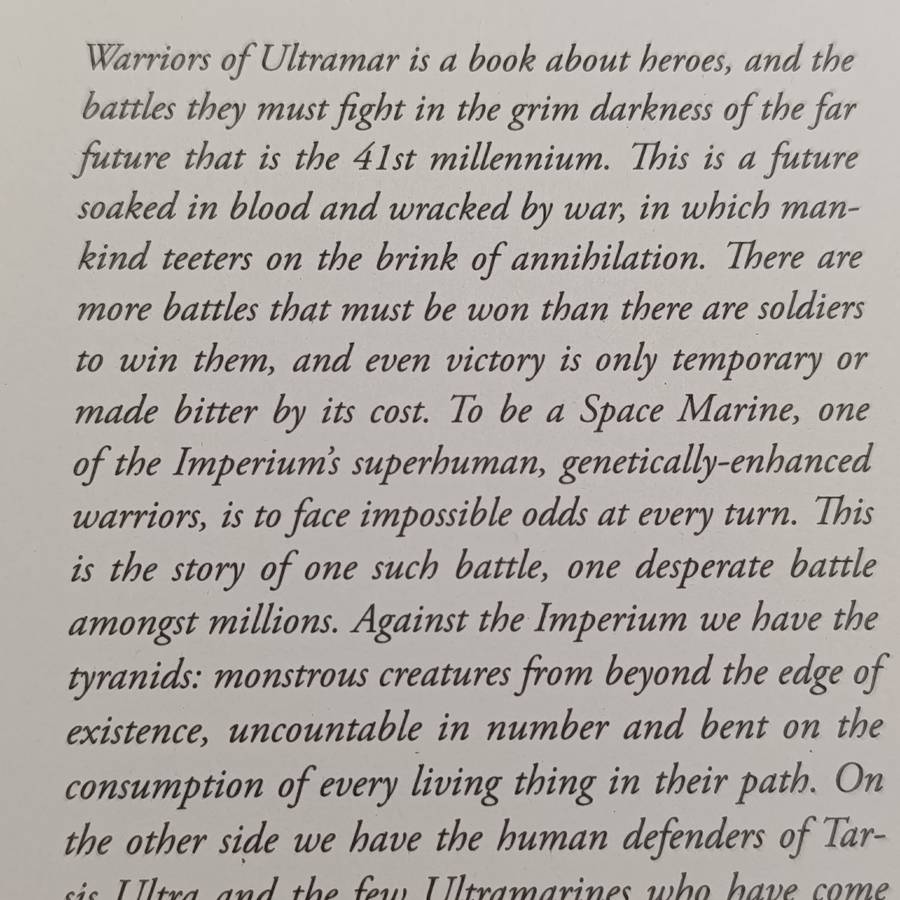 Warhammer #10 Warrior's of Ultramar by Graham McNeill