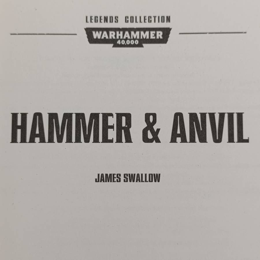 Warhammer #77 Hammer and Anvil by James Swallow