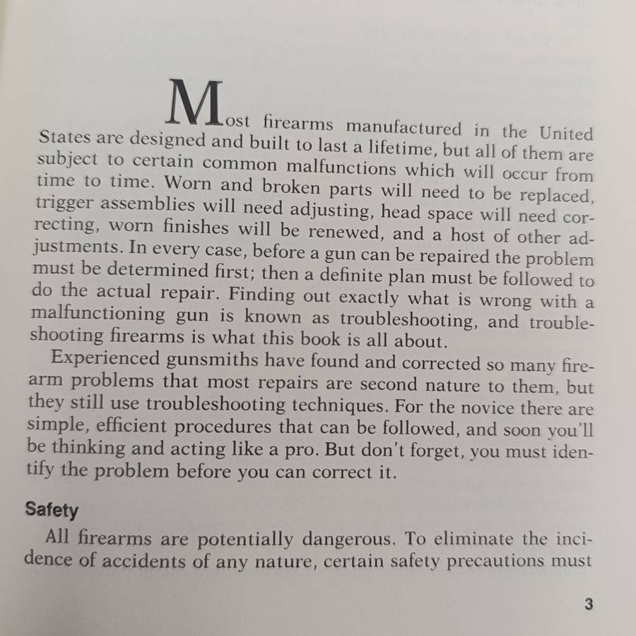 Learn Gunsmithing - The Troublesome method by John Traister - 1980