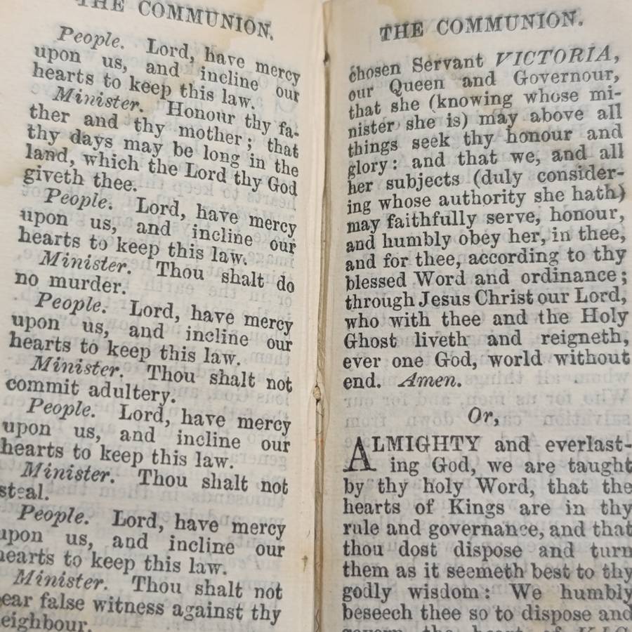 Antique common prayer book - very small