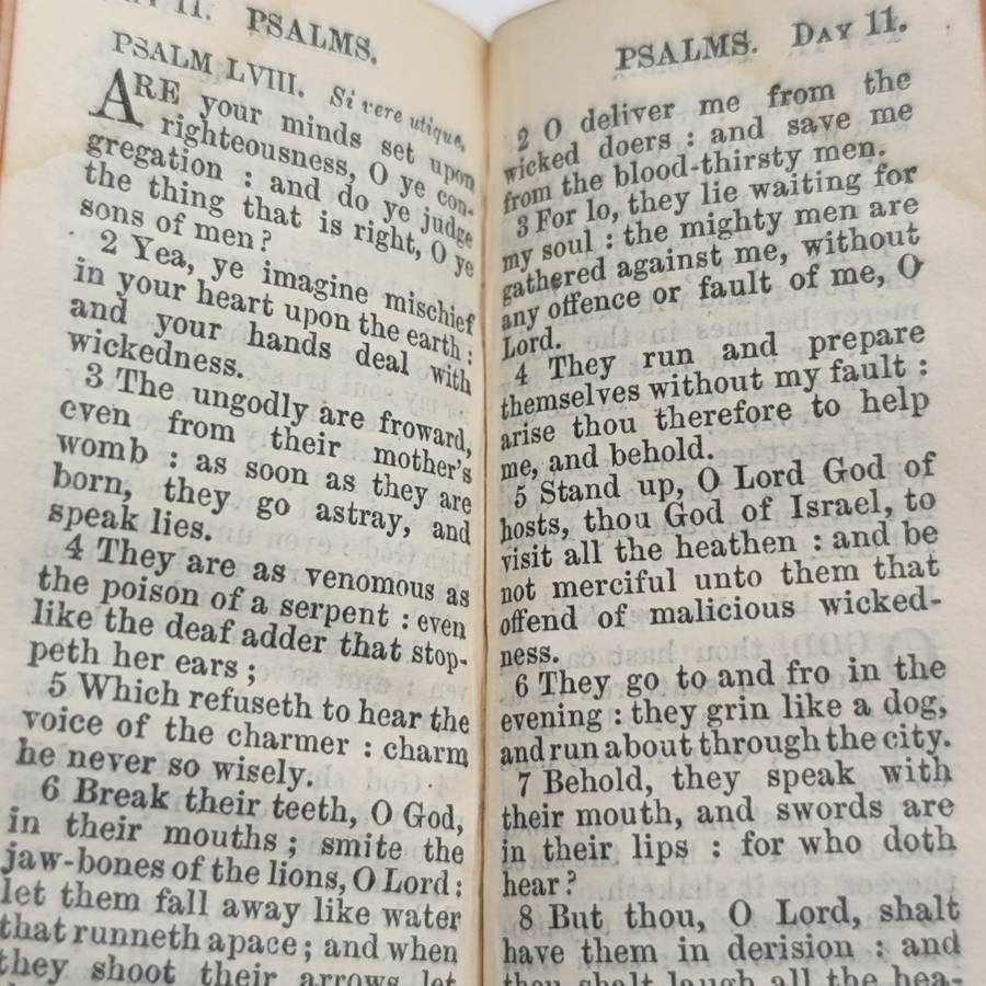 Antique common prayer book - very small