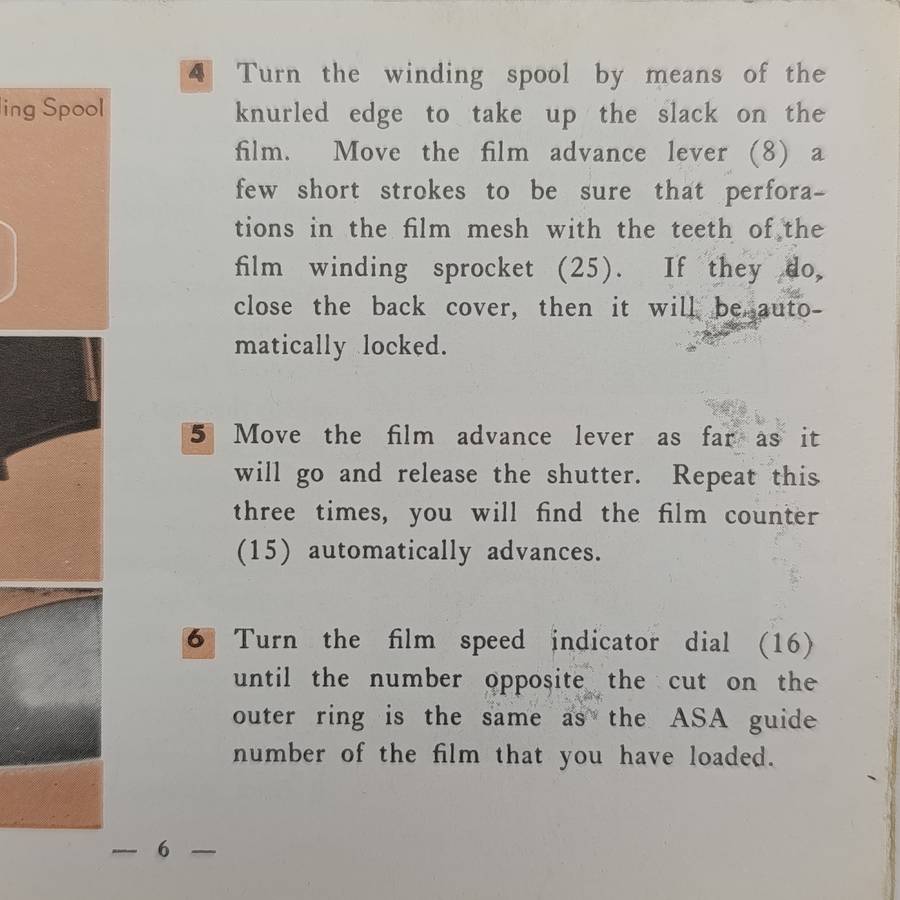 Minolta Super A instruction booklet