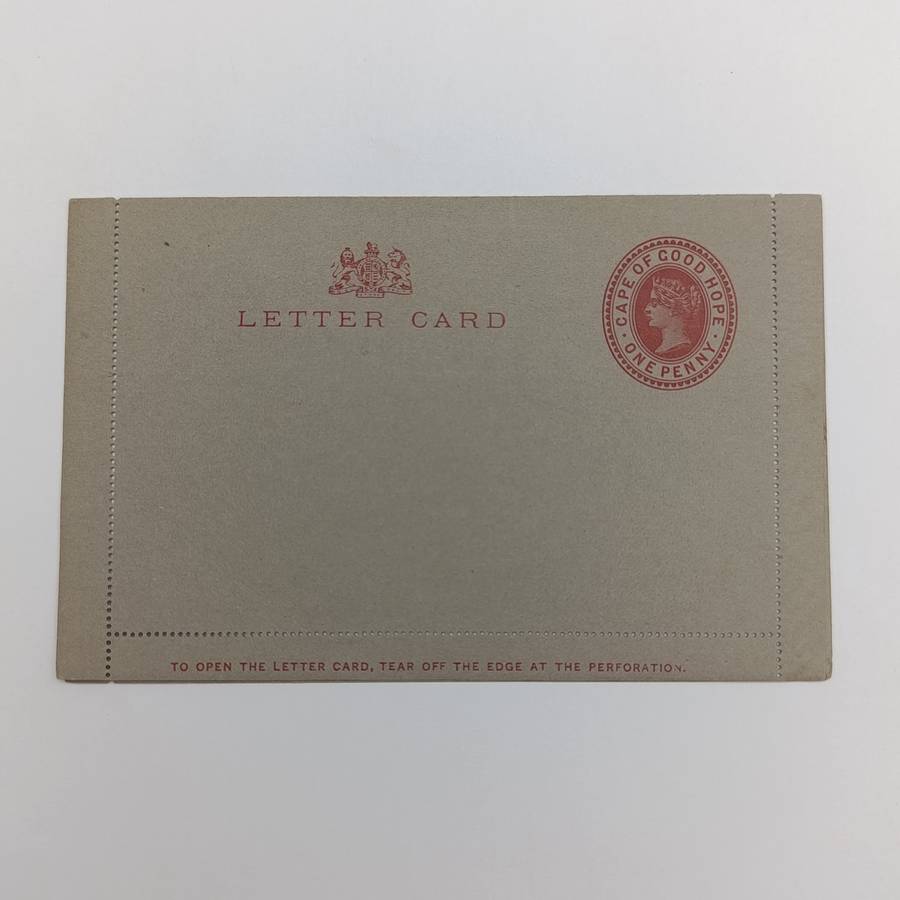 Late 1800's Cape of Good Hope Letter card unused