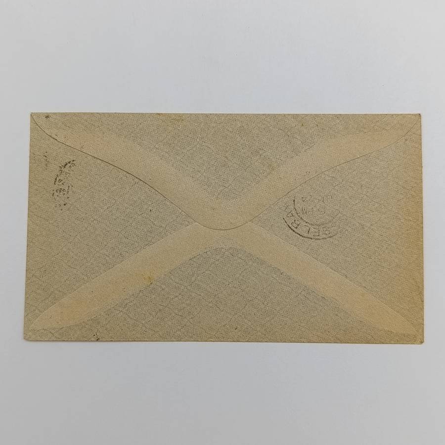 1909 Letter Cape Town to Mossel Bay with Double Circle dated canceller of 1902