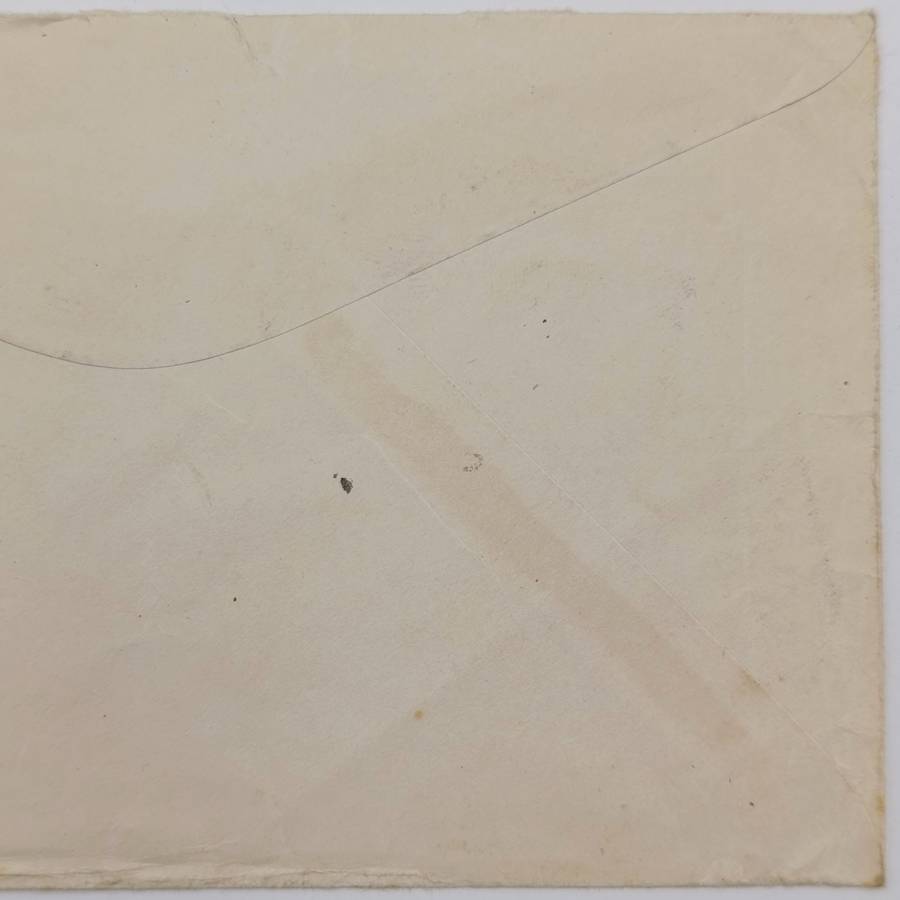 Dn Active Service Cover India to Cape Town, South Africa - WW2 period