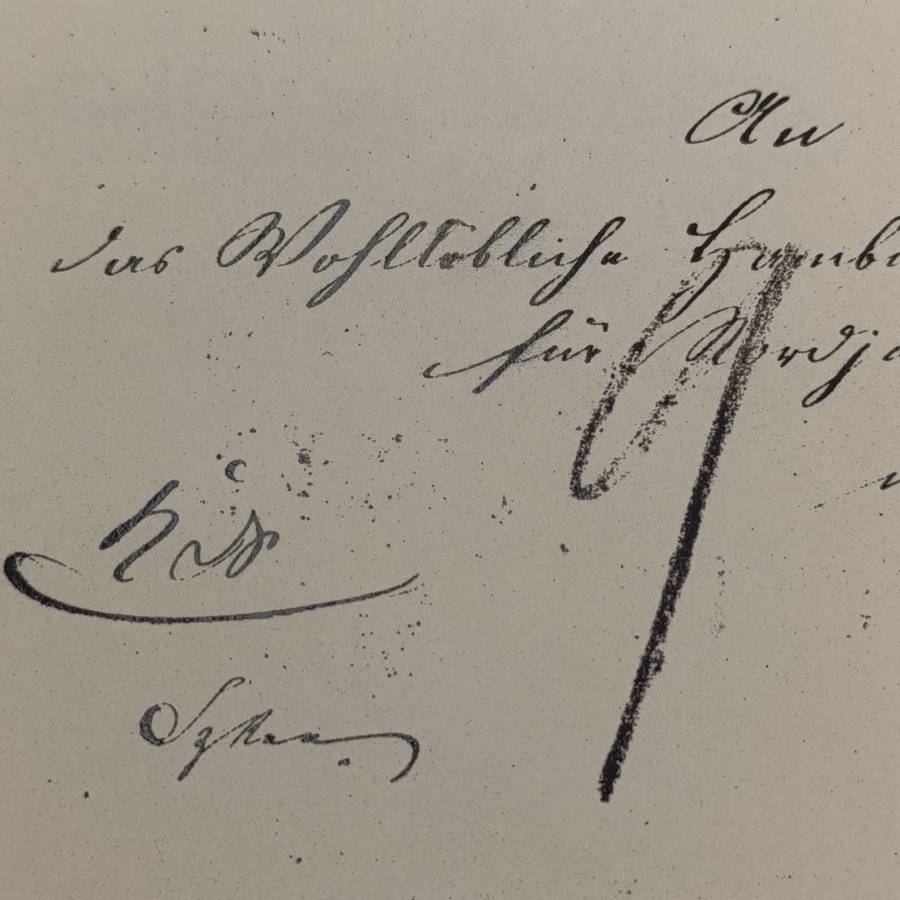 1860 Cover from Witzenhausen to Hjdring (Denmark)