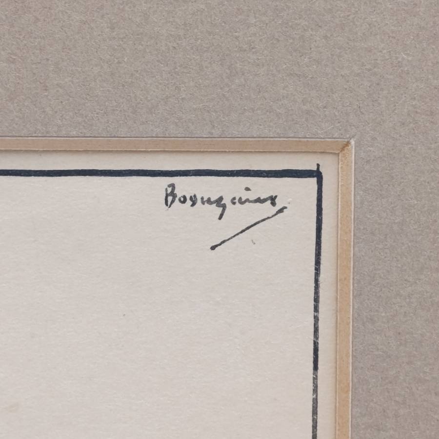 Original Cartoon Sketch of the Anti-Nasionale Lied by DC Boonzaier