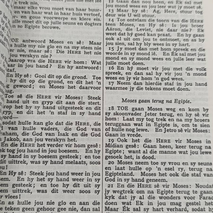 Die Bybel in Afrikaans - 1971 issue