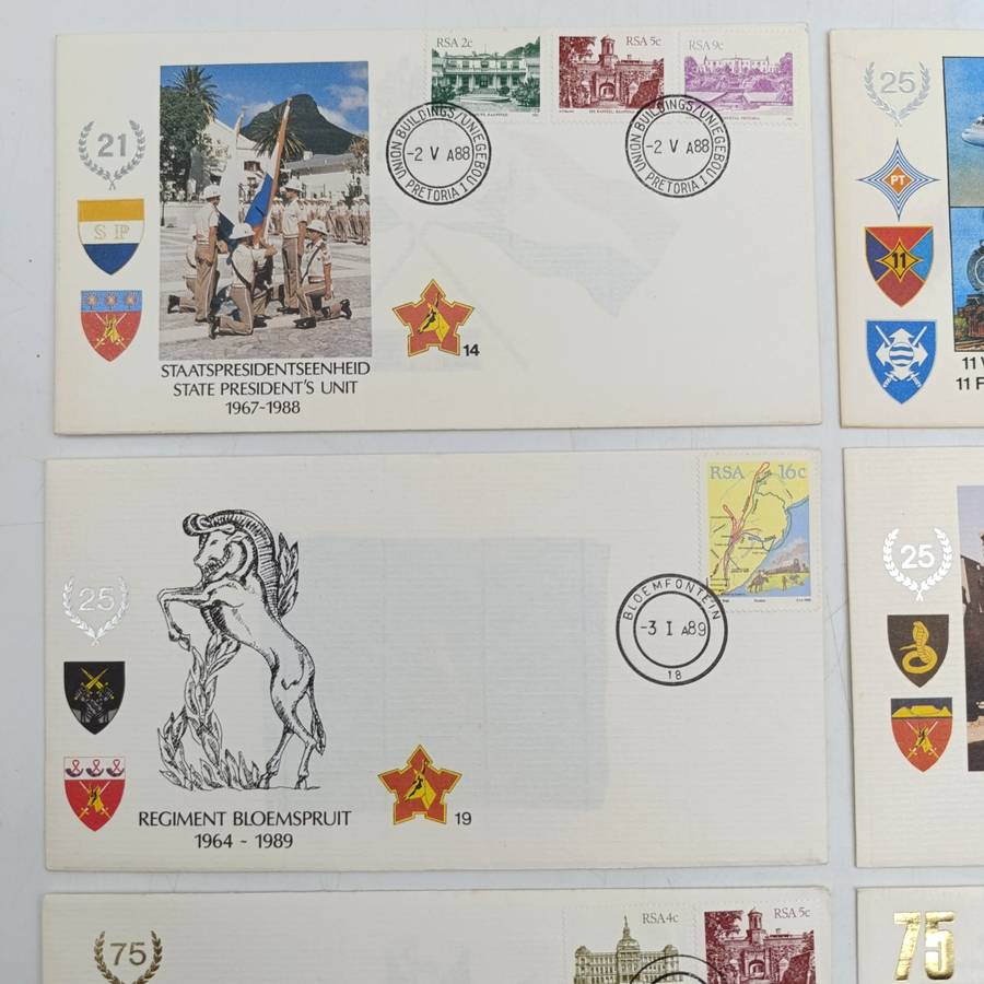 Lot of 8 SADF / Military related postal covers