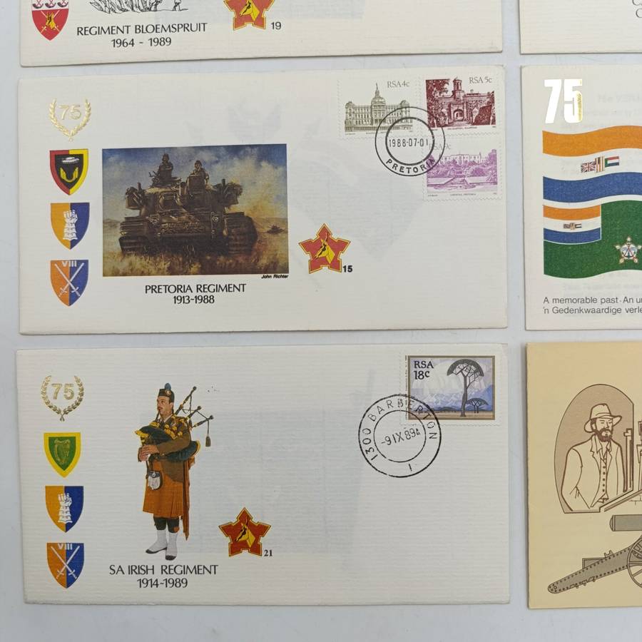 Lot of 8 SADF / Military related postal covers