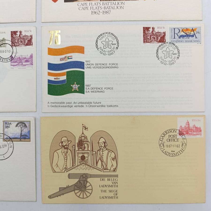 Lot of 8 SADF / Military related postal covers